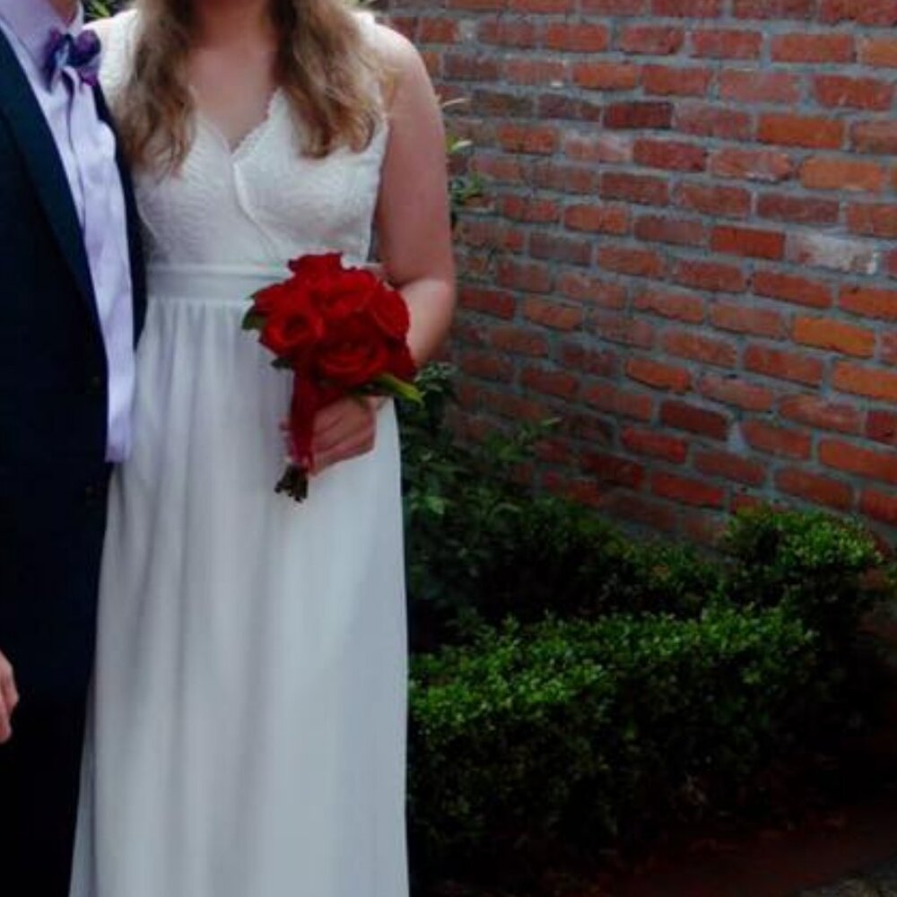 White Maxi Dress Size Small